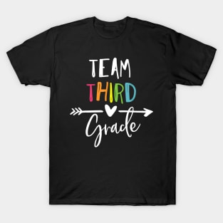 Team third grade shirt 3rd teacher student back to school T-Shirt